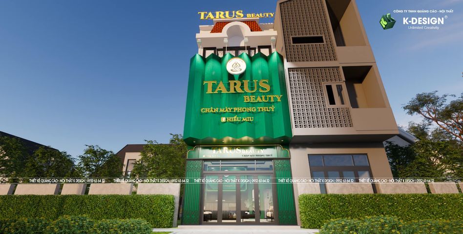 THI CÔNG THIẾT KẾ NỘI THẤT TRỌN GÓI SPA TARUS BEAUTY