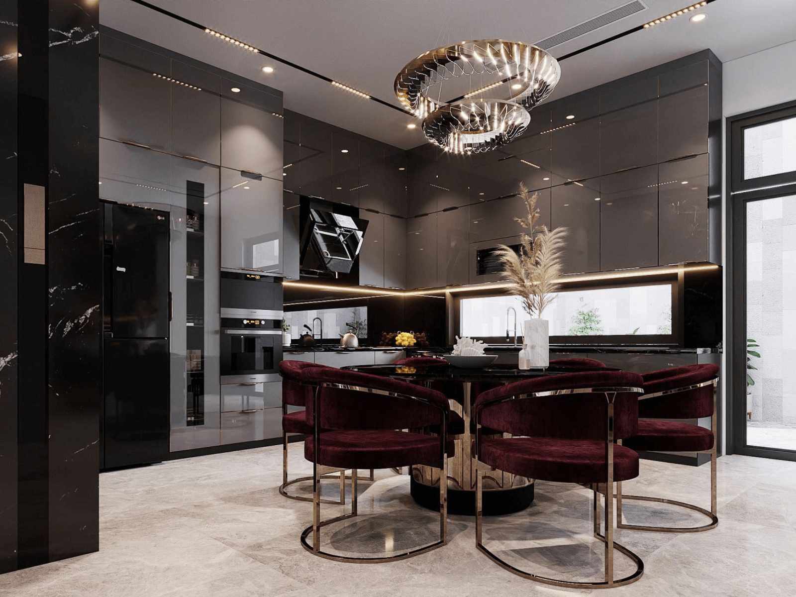 Nội thất biệt thự cao cấp phong cách Luxury