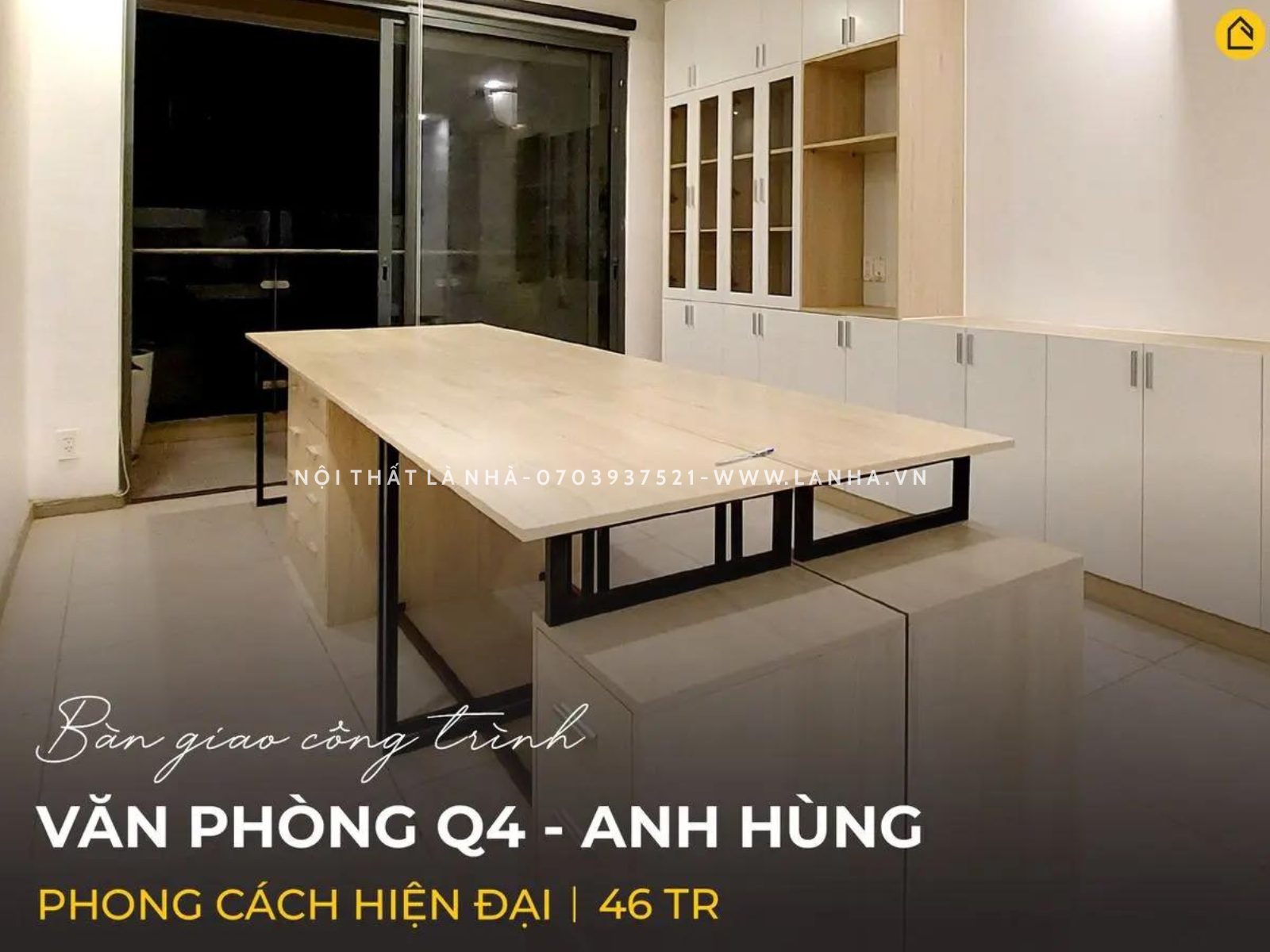 Công trình văn phòng quận 4 phong cách hiện đại