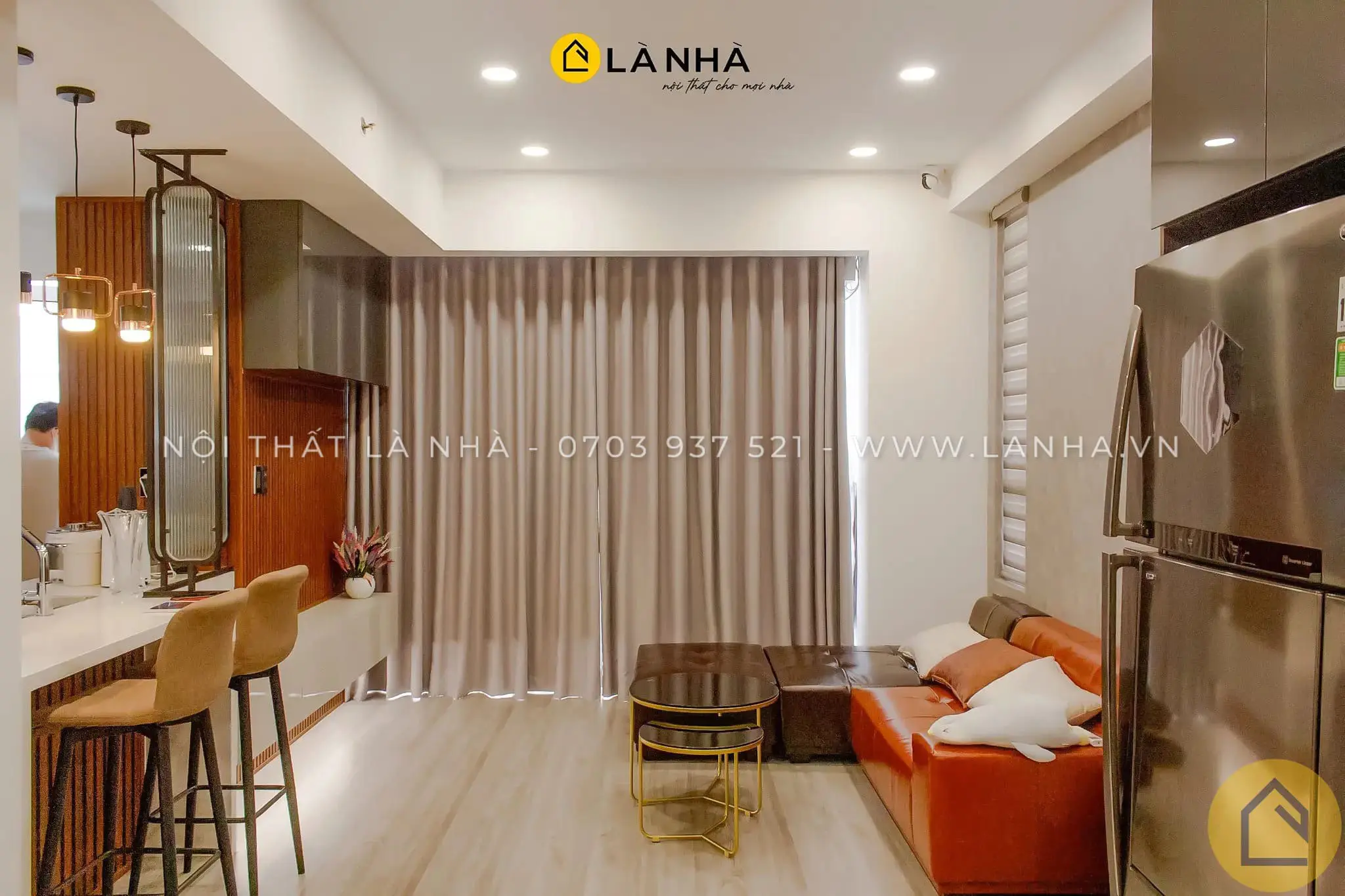Thiết kế nội thất hiện đại cho chung cư 3 phòng ngủ