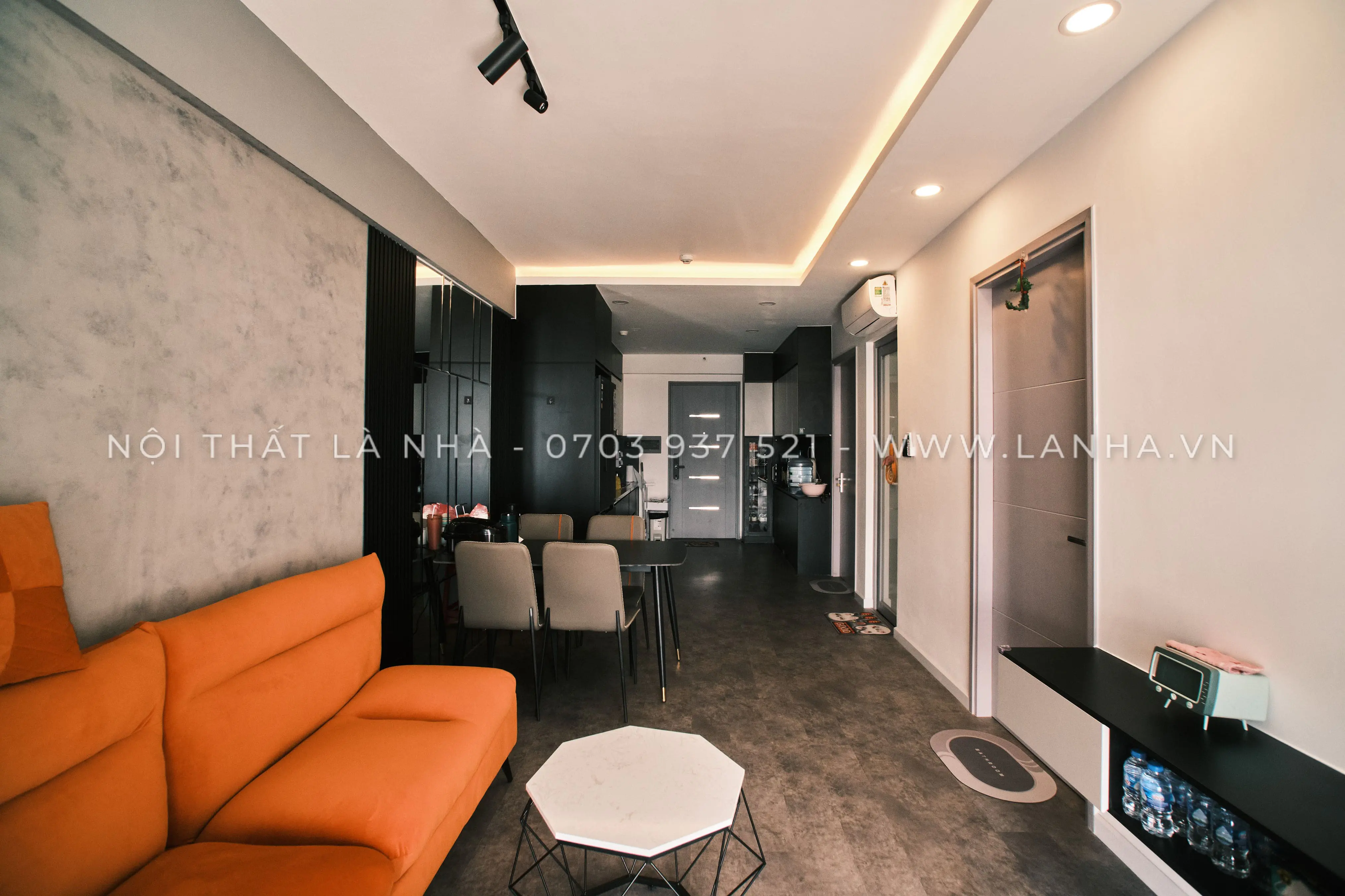 Thiết kế nội thất chung cư hiện đại, đầy tiện nghi