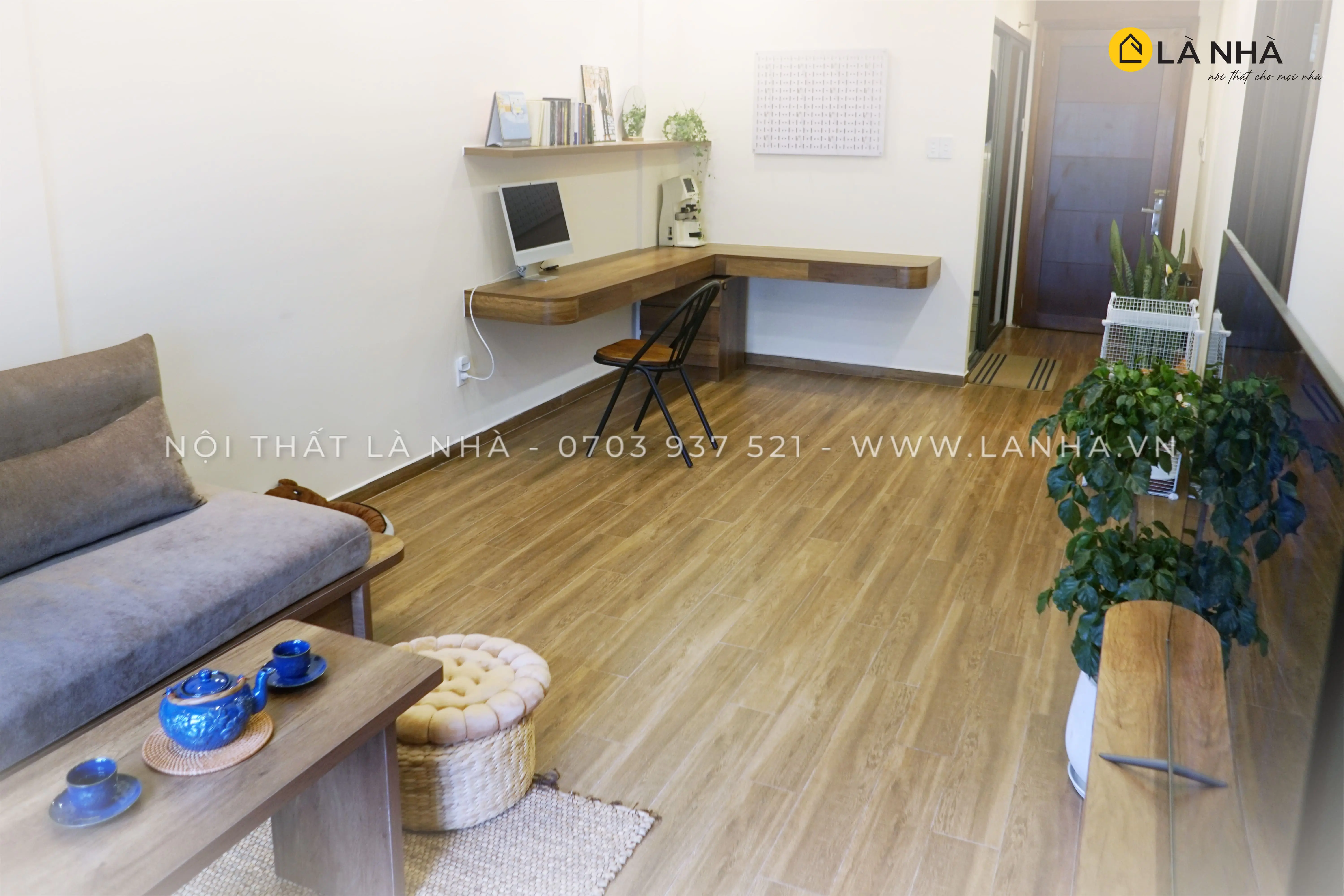 Thiết kế nội thất chung cư theo phong cách Wabi Sabi mang thiên nhiên vào trong căn nhà