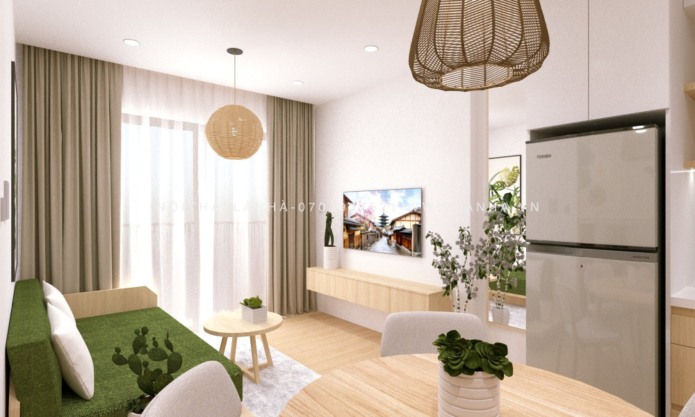 Thiet Ke Noi That Chung Cu 50m2 12 Công trình chung cư Vinhomes Central phong cách Japandi
