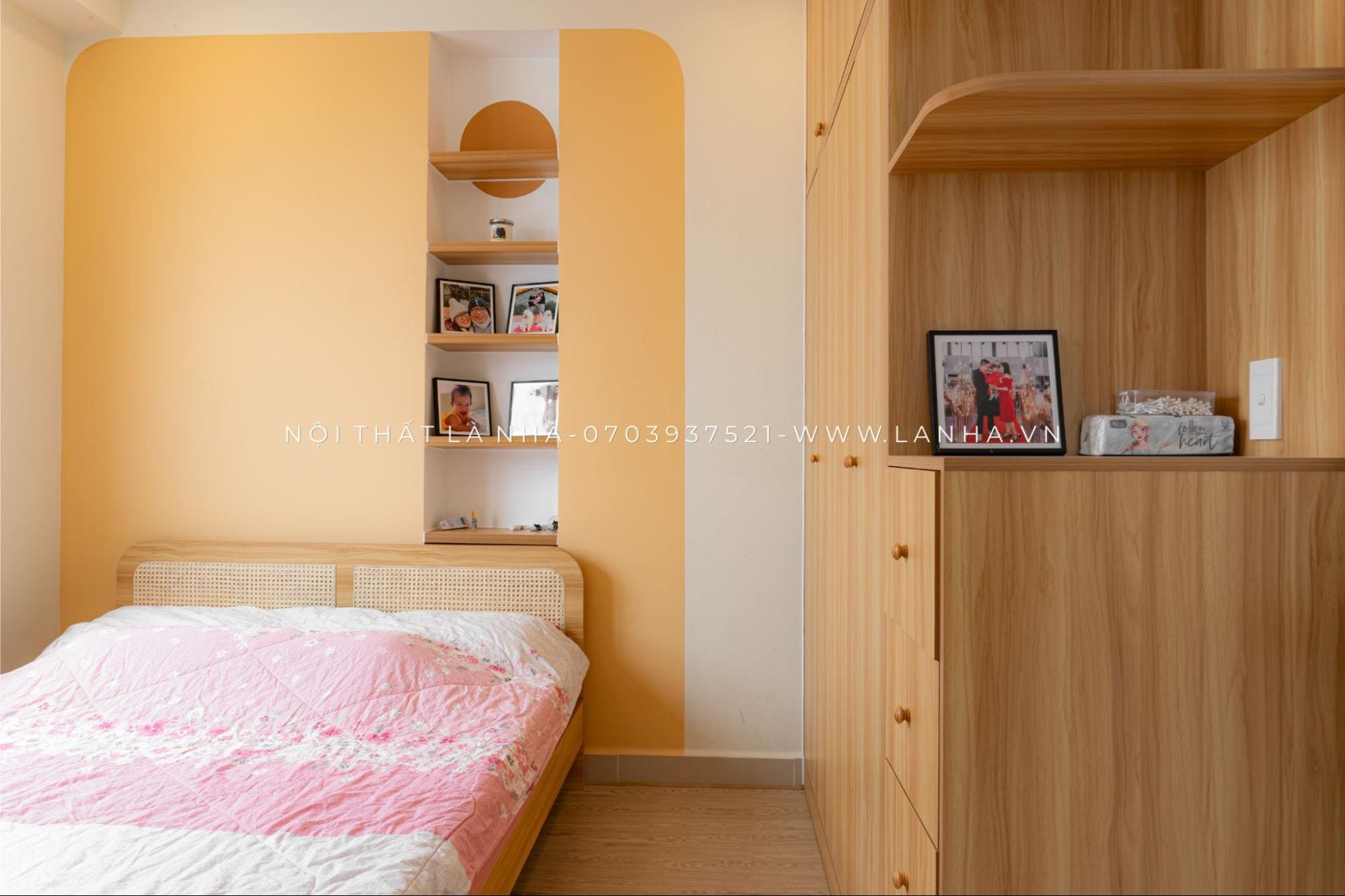 Phòng ngủ 10m2 phong cách Japandi 