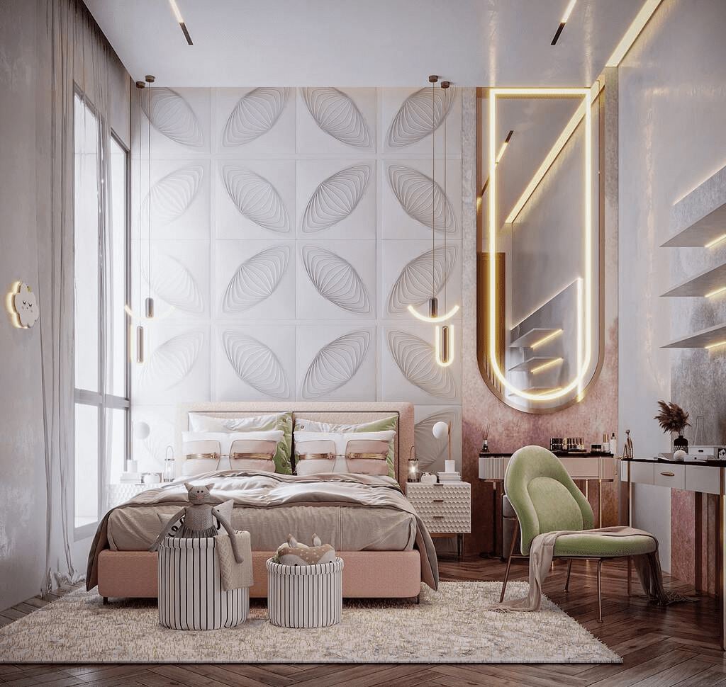 Sử dụng đồ trang trí độc đáo để tạo điểm nhấn cho phòng ngủ