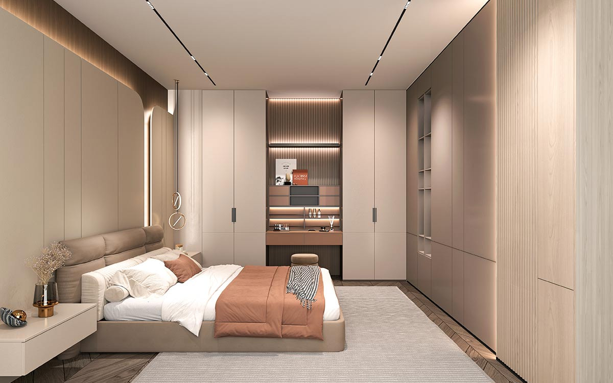 Phòng ngủ khép kín 15m2
